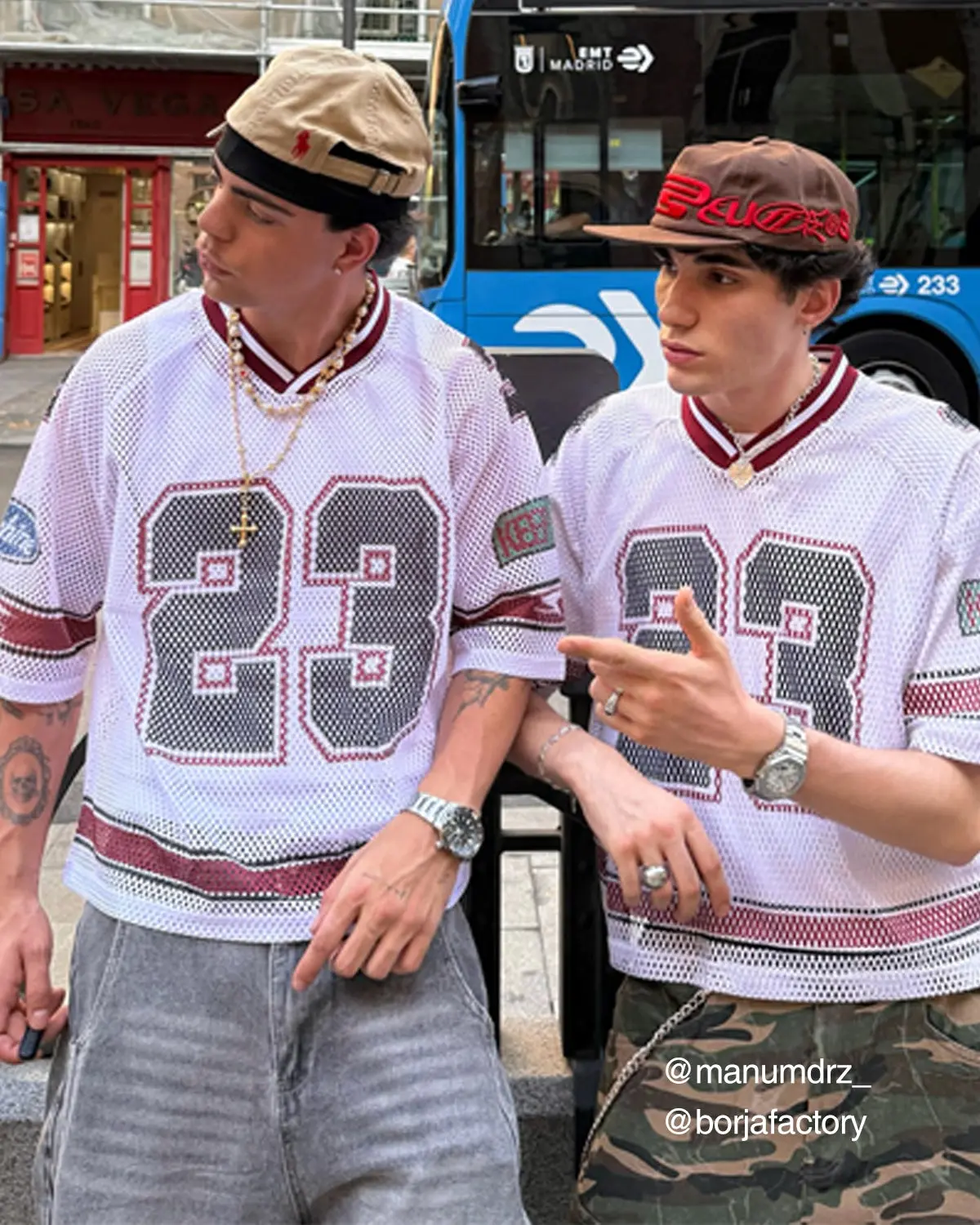 23 Jersey Mesh Print Tee | Inflation Streetwear - Image 5