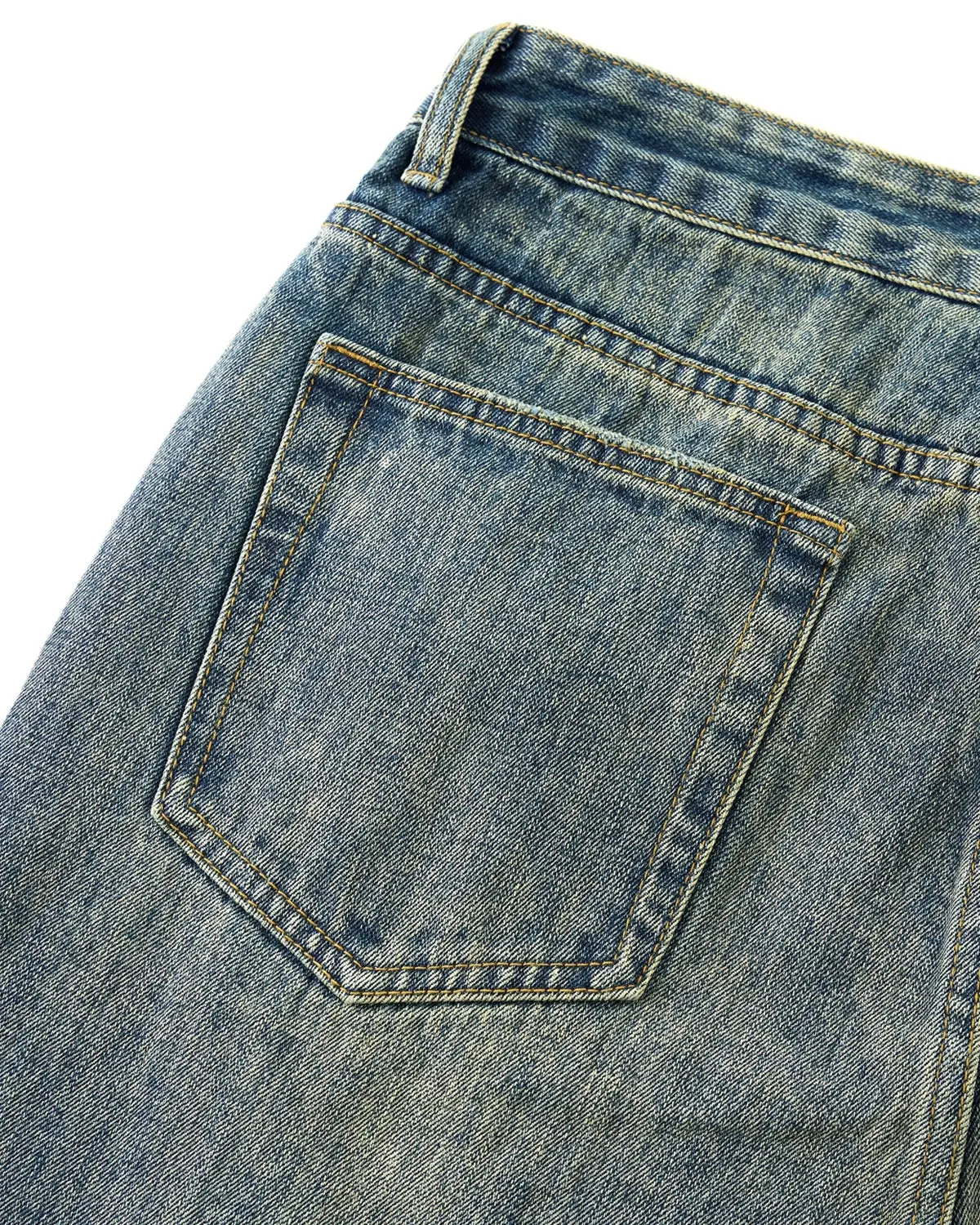 Acid Wash Beaded Studded Flared Baggy Jeans | Inflation Streetwear - Image 10
