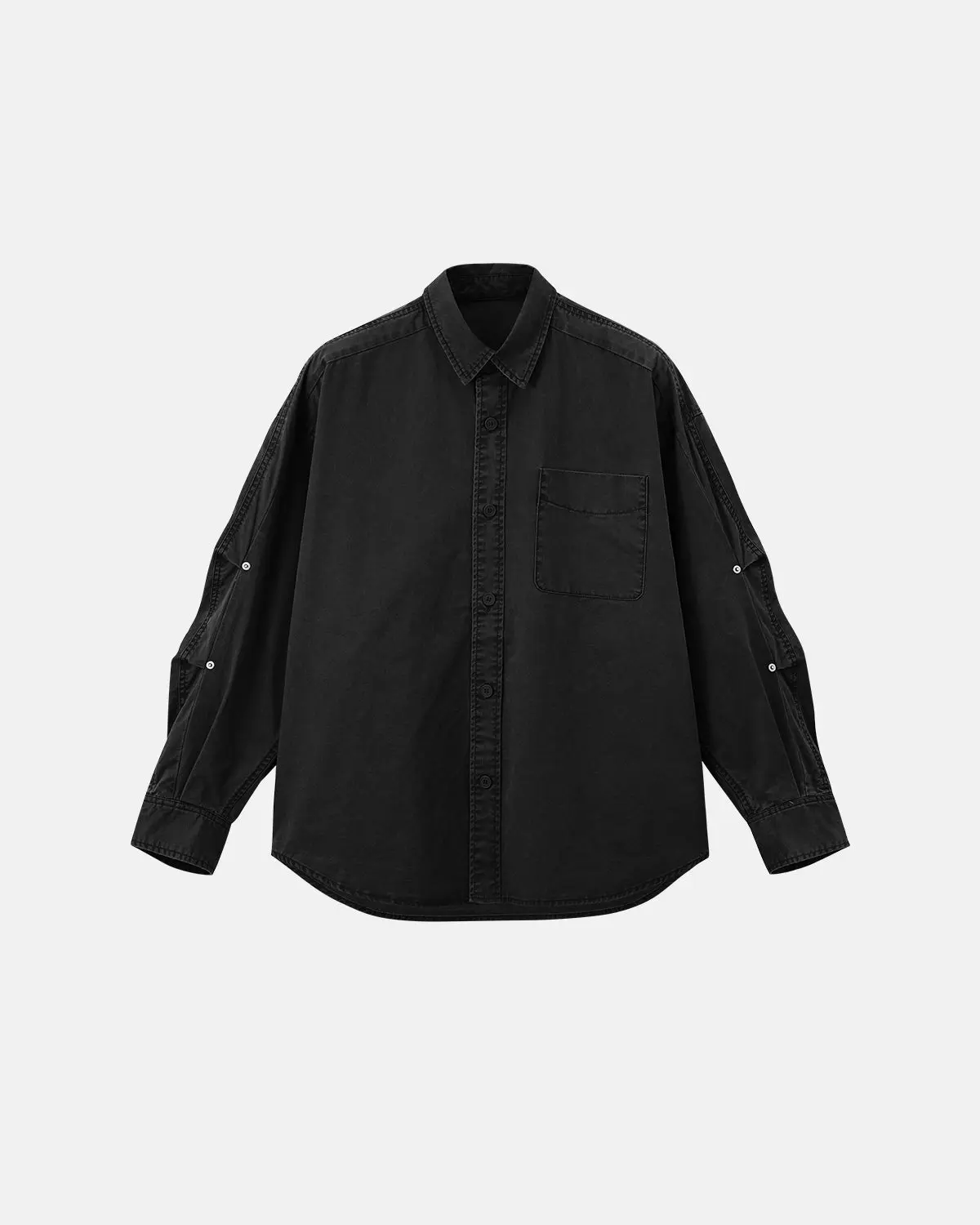 Acid Wash Cargo Shirt Jacket | Inflation Streetwear - Image 12