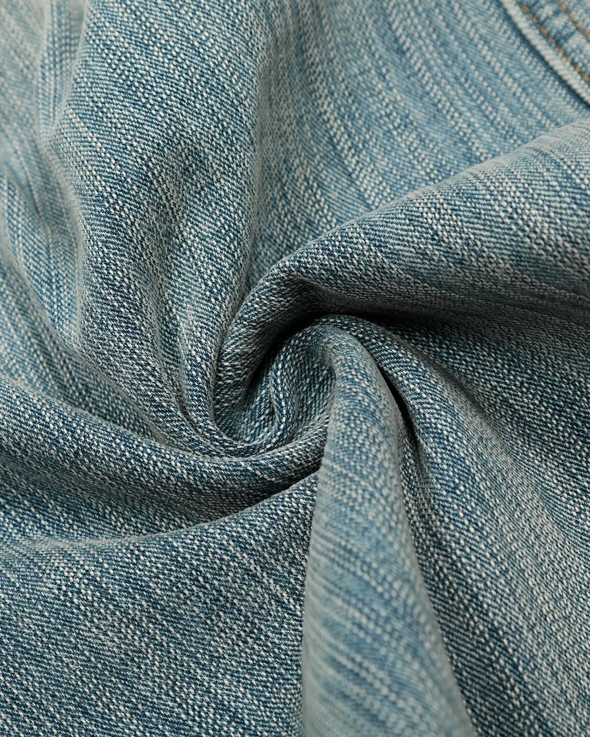 Stitching Bamboo Weave Baggy Jeans | Inflation Streetwear - Image 4