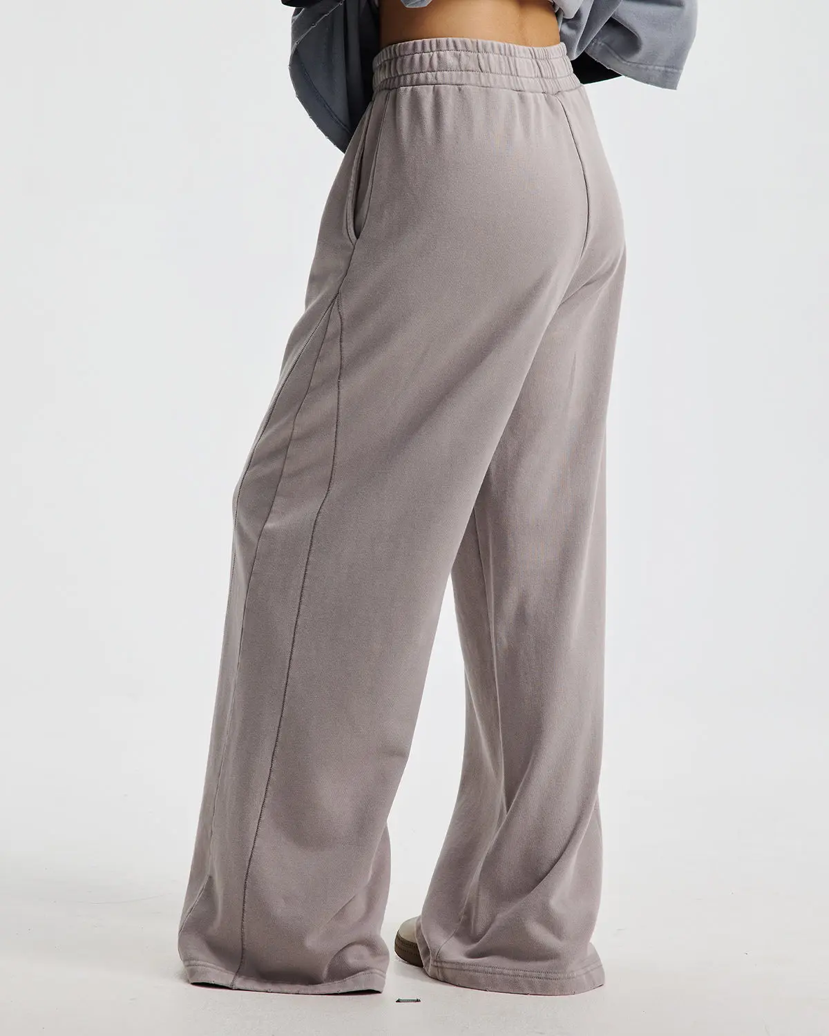 Acid Wash Stitching Straight Leg Sweatpant | Inflation Streetwear - Image 6