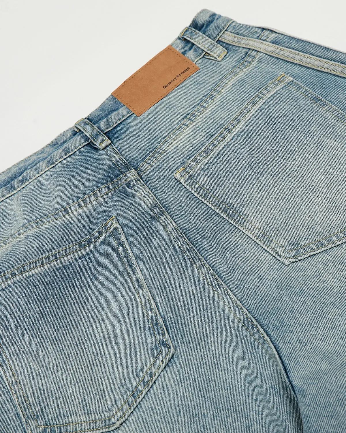 Acid Wash Striped Side Baggy Jeans | Inflation Streetwear - Image 8