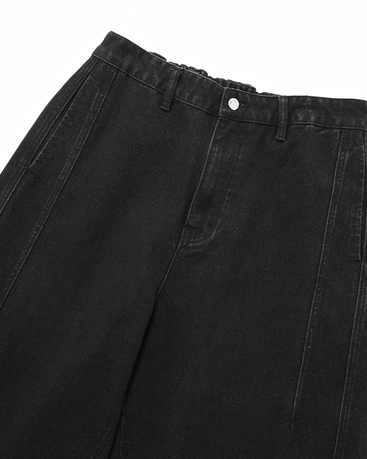 Acid Washed Black Barrel Jeans | Inflation Streetwear - Image 5