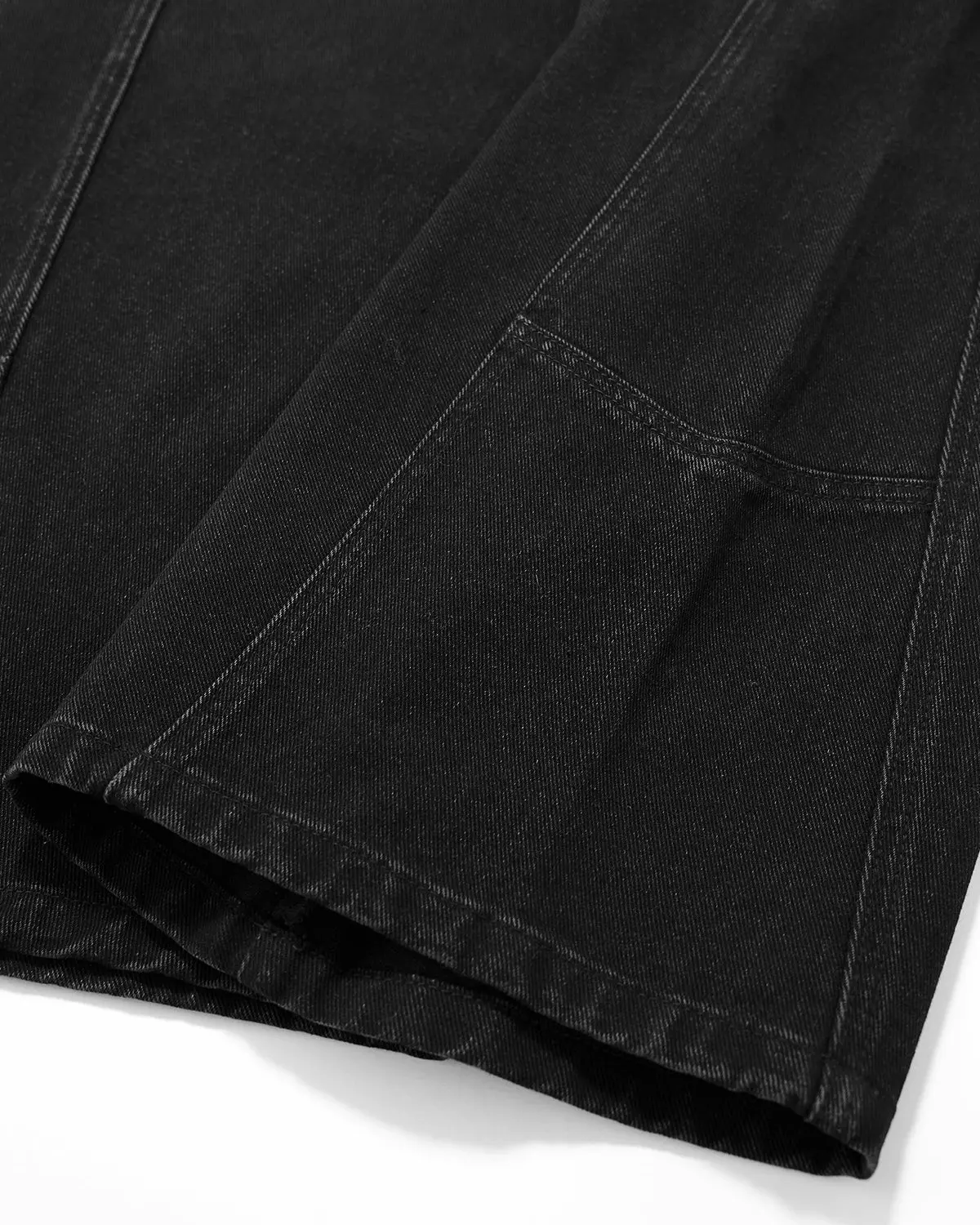 Acid Washed Black Barrel Jeans | Inflation Streetwear - Image 6
