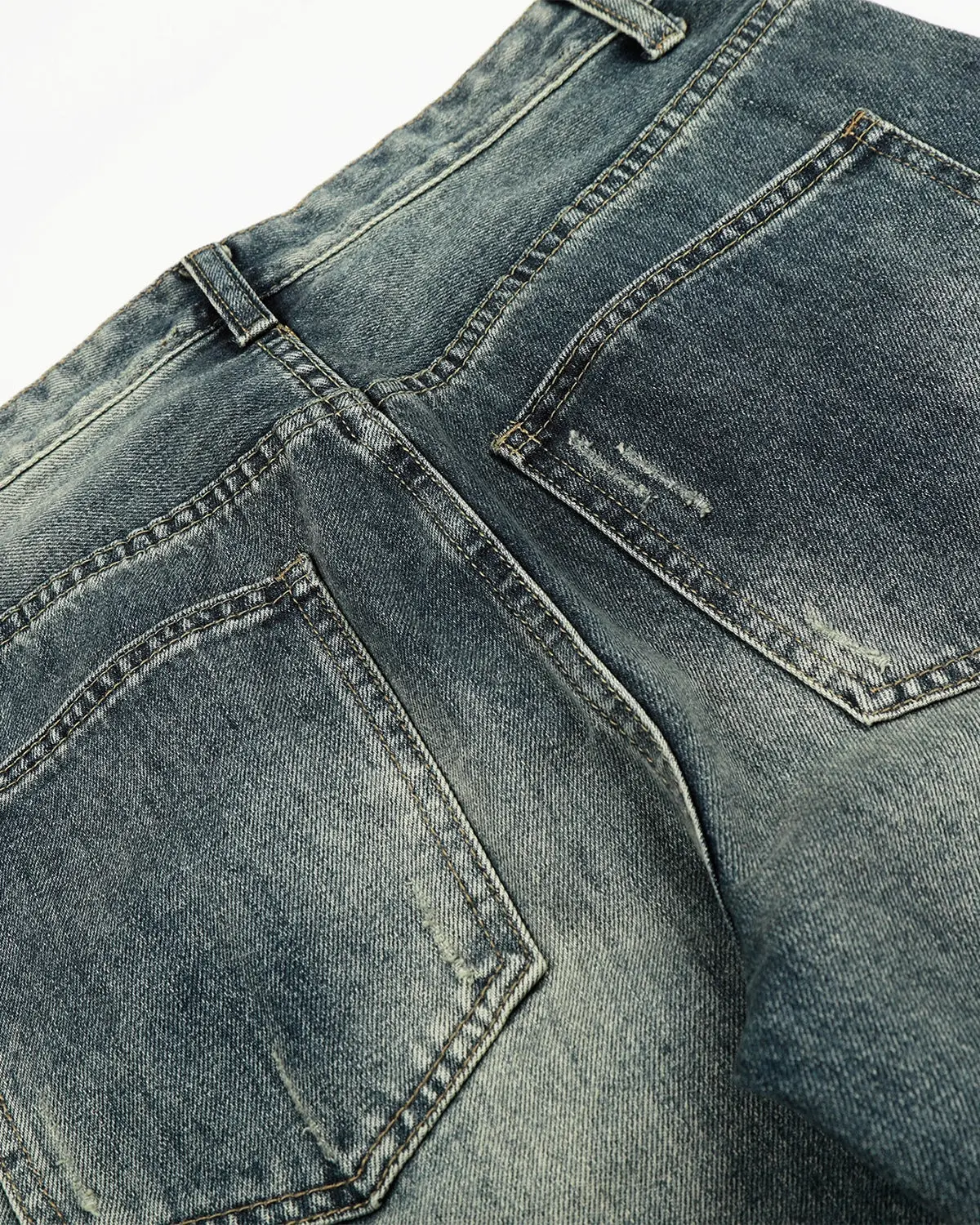 Acid Washed Ripped Baggy Barrel Jeans | Inflation Streetwear - Image 6