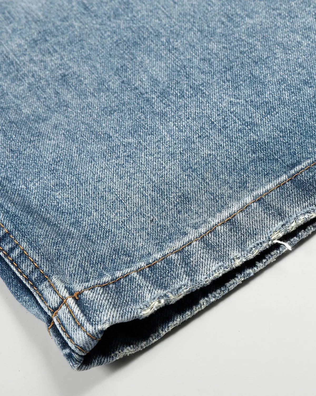 Acid Washed Whisker Clasp Barrel Jeans | Inflation Streetwear - Image 8