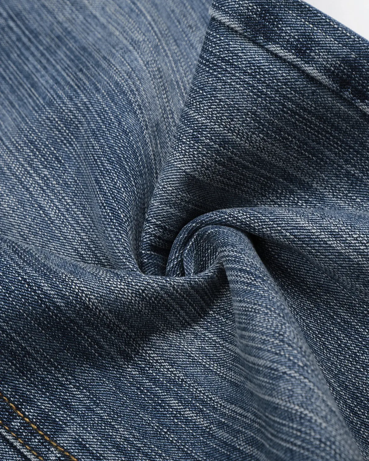 Adjustable Waist Bamboo Weave Baggy Jeans | Inflation Streetwear - Image 12