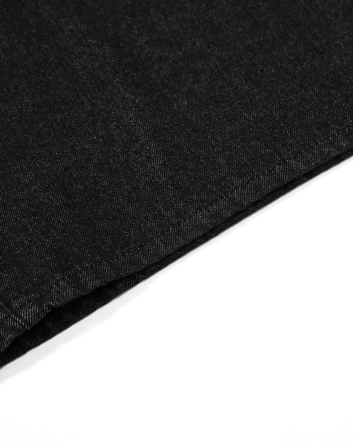 Asymmetric Button Raw Denim Jorts | Inflation Streetwear - Image 9
