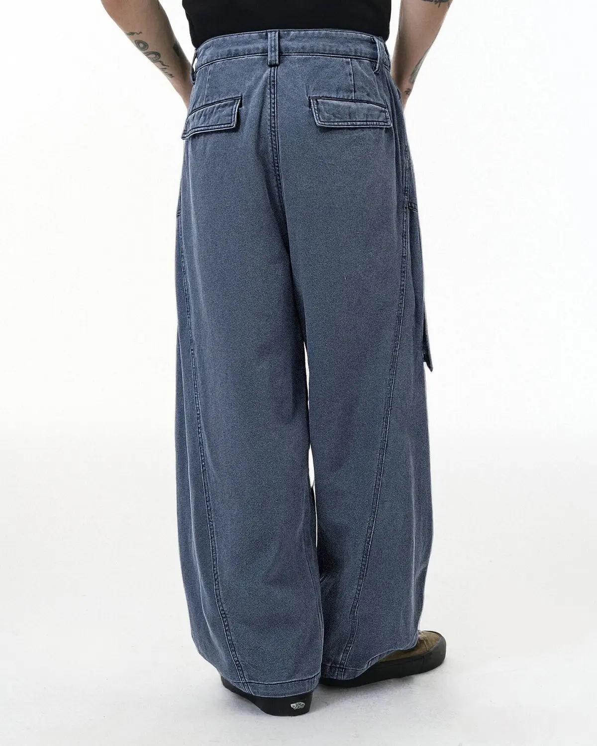 Baggy Cargo Pants with Multiple Pockets | Inflation Streetwear - Image 4