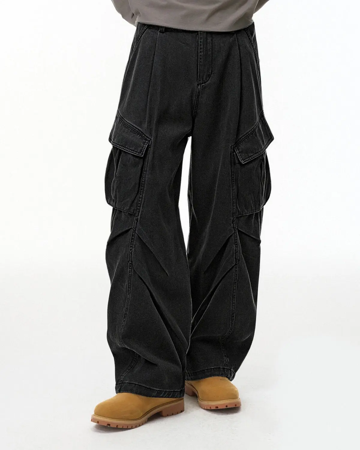 Baggy Cargo Pants with Multiple Pockets | Inflation Streetwear - Image 6