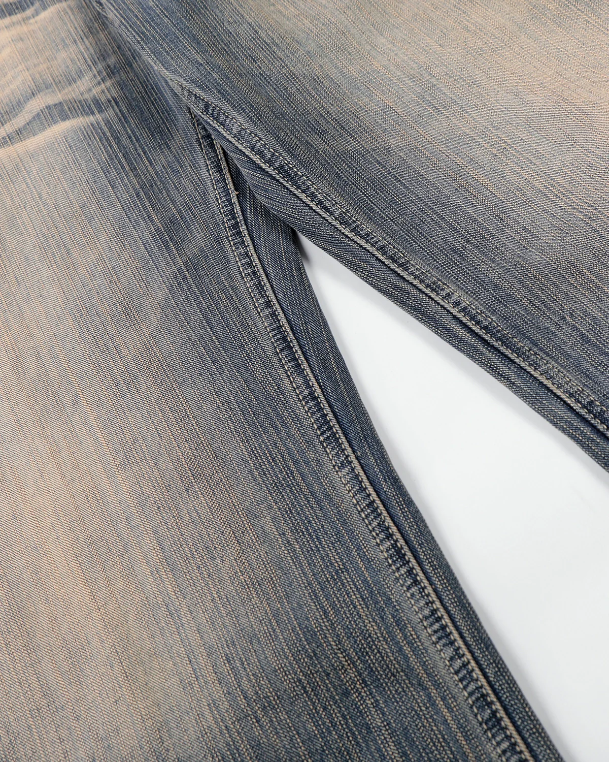 Bamboo Weave Dirty Wash Barrel Jeans | Inflation Streetwear - Image 8
