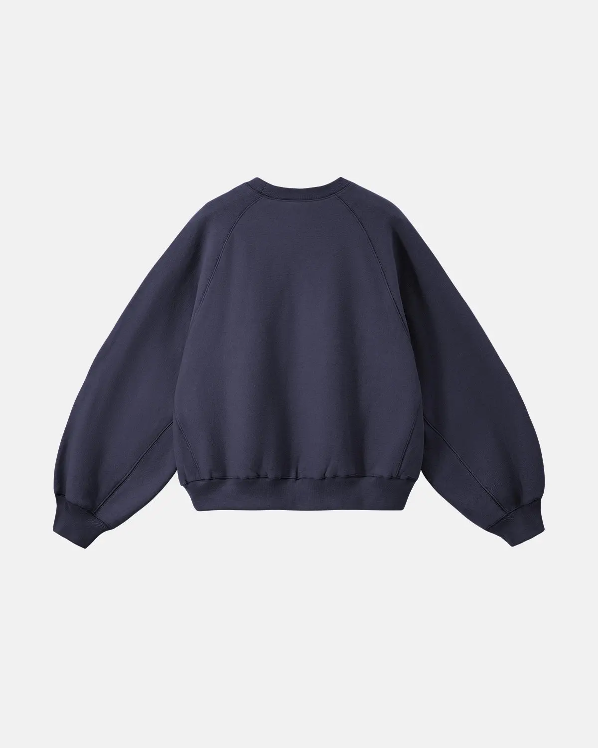 Batwing Sleeve Fleece Crewneck Sweatshirt | Inflation Streetwear - Image 2