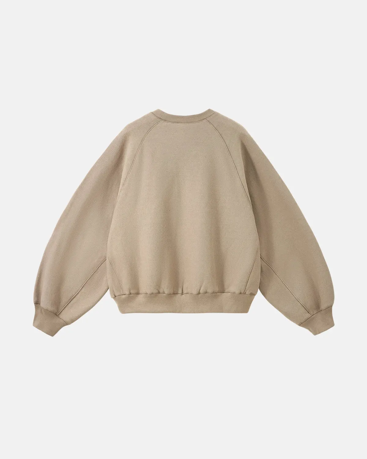 Batwing Sleeve Fleece Crewneck Sweatshirt | Inflation Streetwear - Image 8