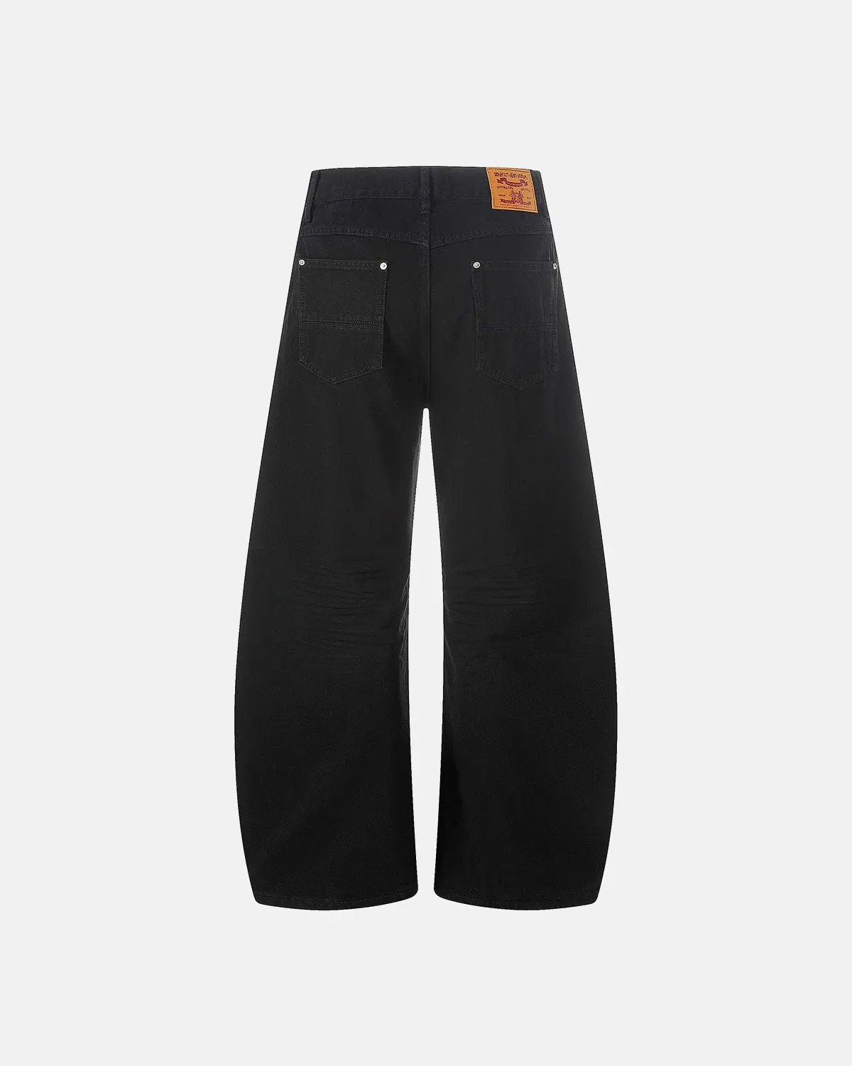 Black Baggy Jeans | Inflation Streetwear - Image 3
