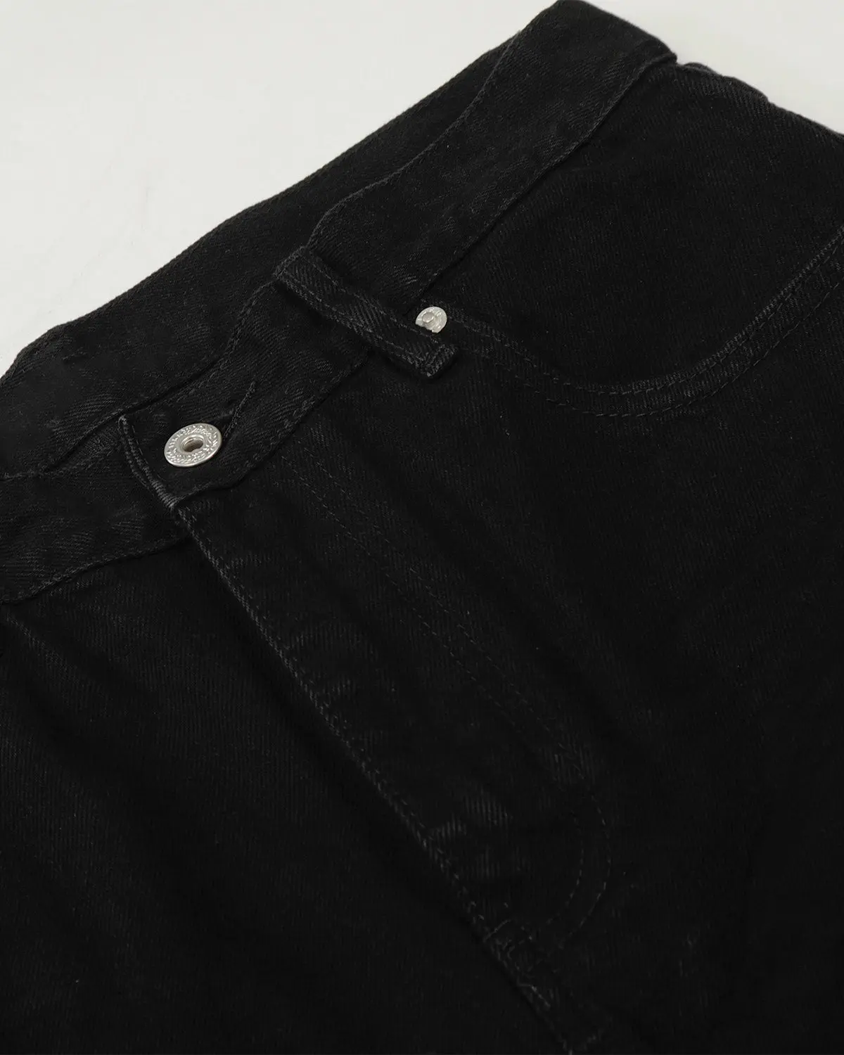 Black Baggy Jeans | Inflation Streetwear - Image 4