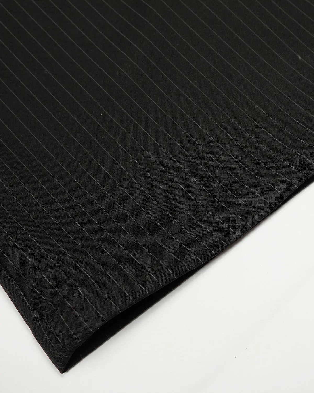 Black Striped Barrel Suit Pant | INFLATION Streetwear - Image 14