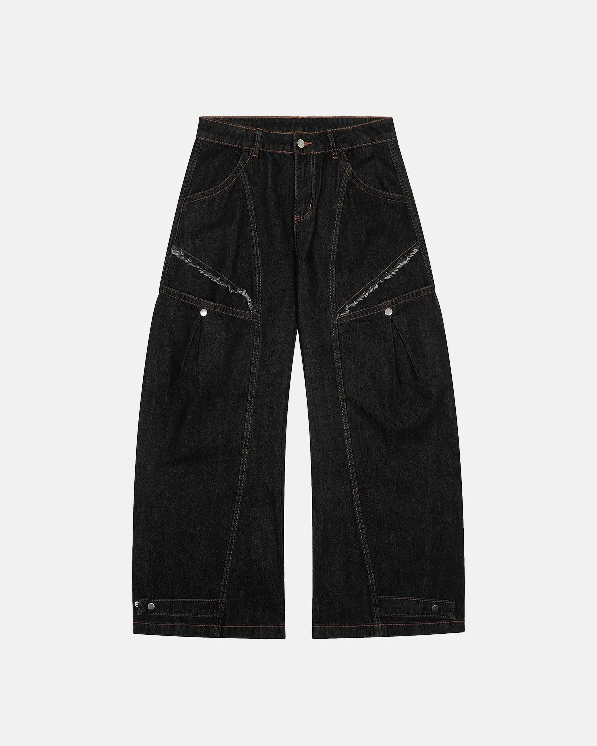 Black Super Barrel Jeans  | Inflation Streetwear