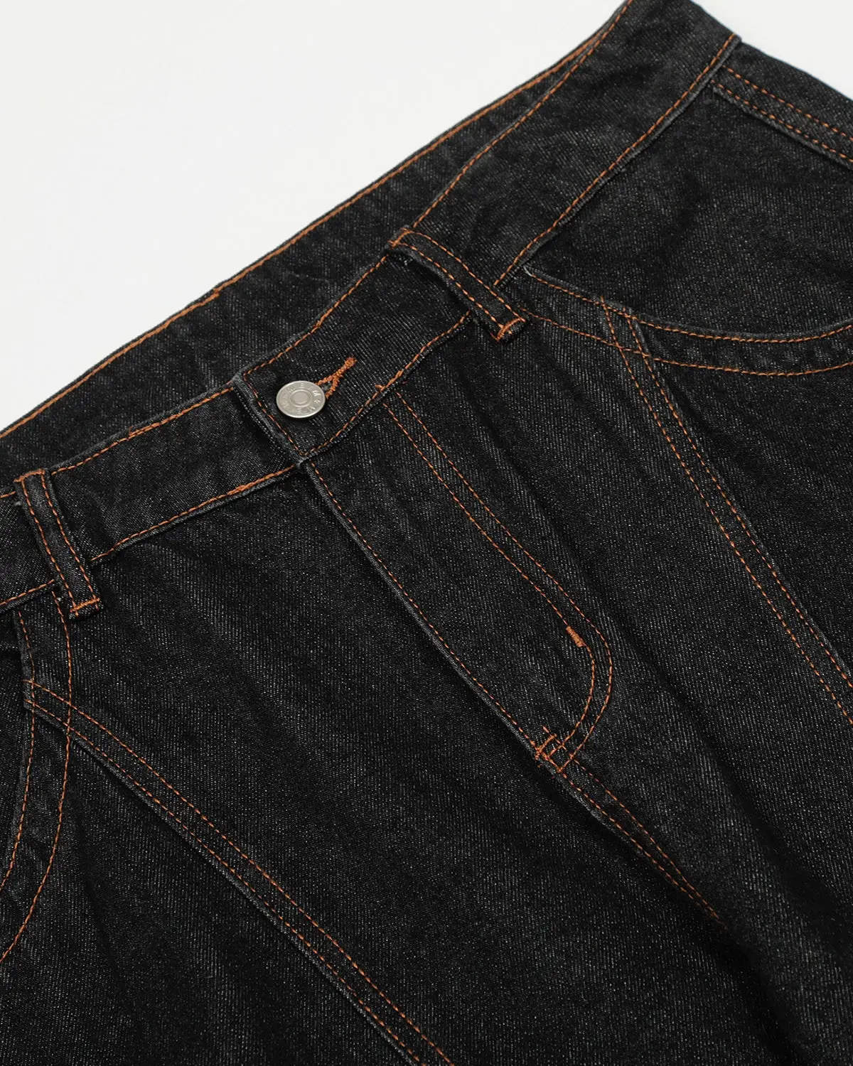 Black Super Barrel Jeans  | Inflation Streetwear - Image 4