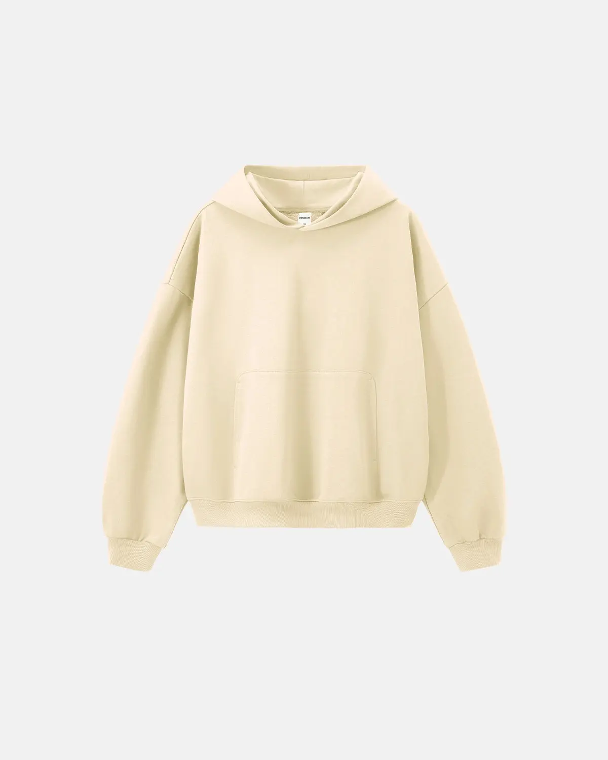 Blank Boxy Fit French Terry Hoodies | Inflation Streetwear - Image 5
