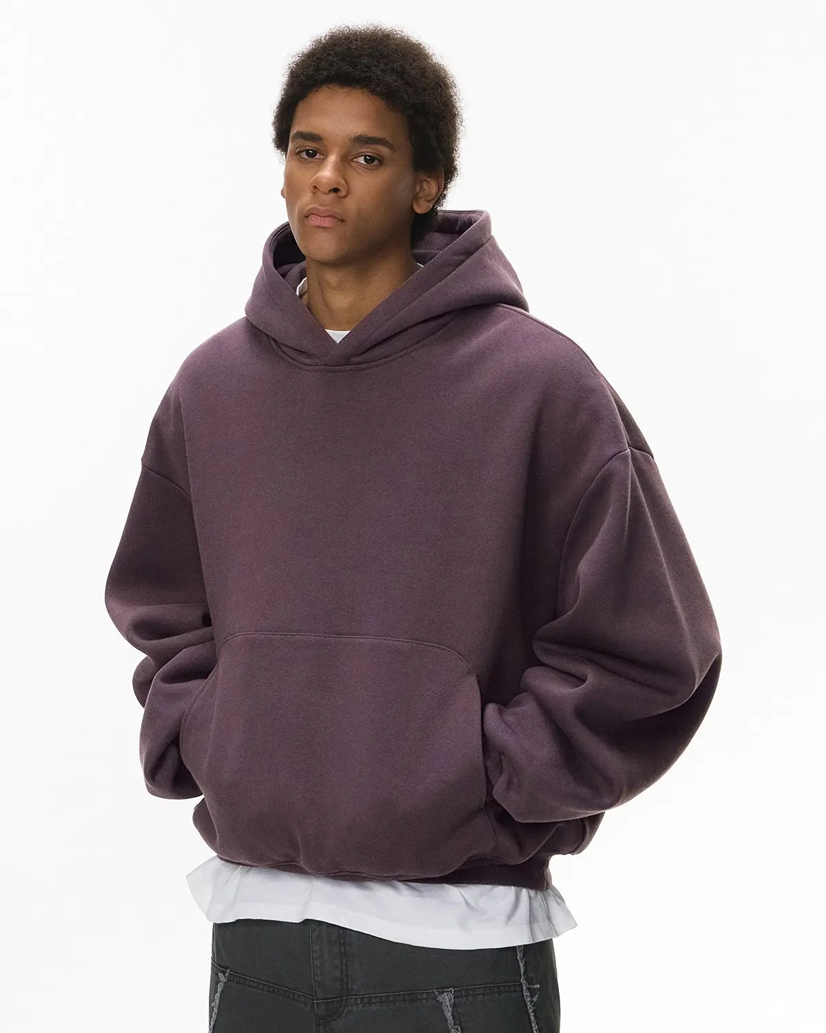 Blank Comfy Boxy Fit Hoodies | Inflation Streetwear - Image 10