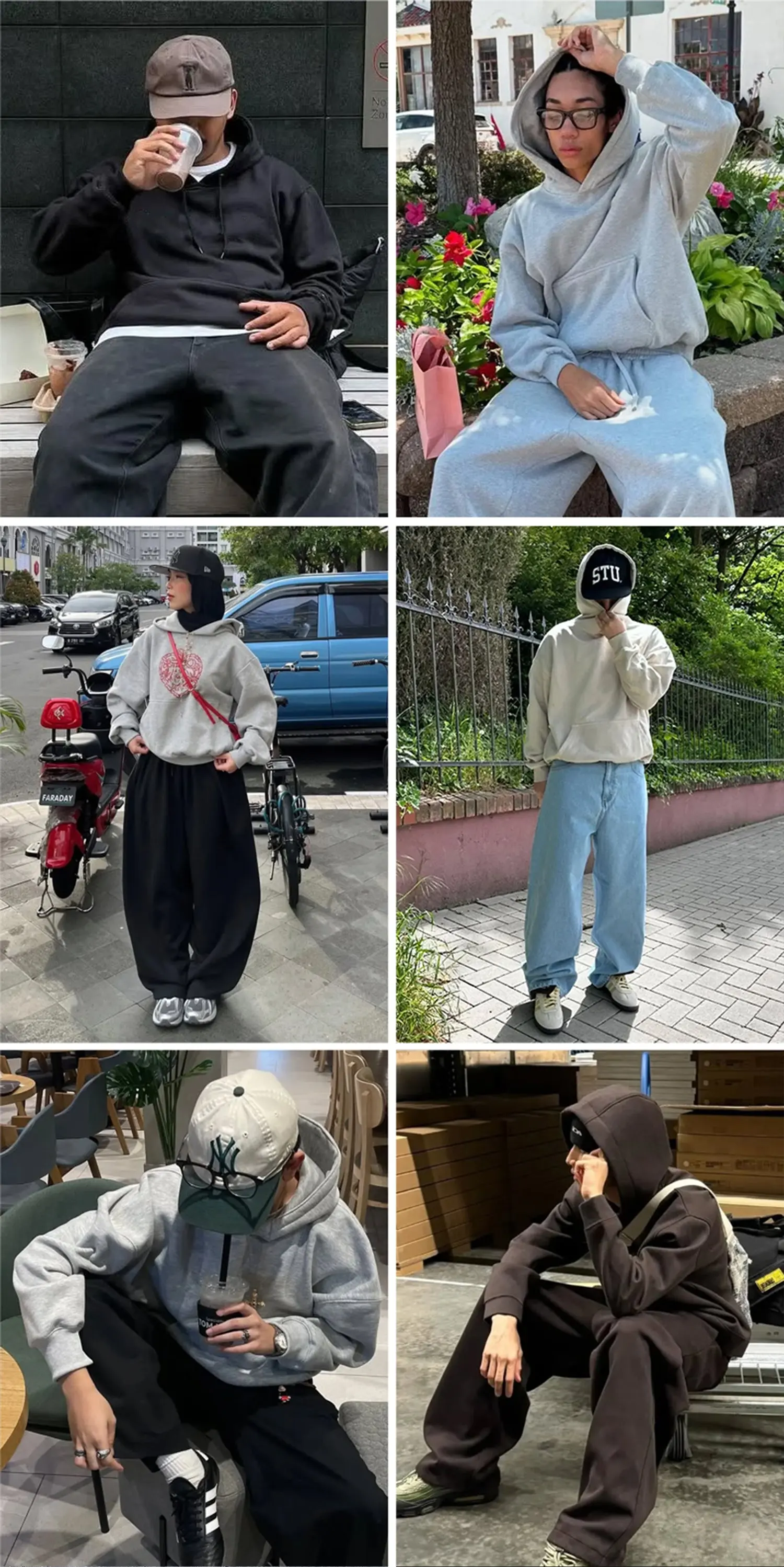 Blank Comfy Boxy Fit Hoodies | Inflation Streetwear - Image 4