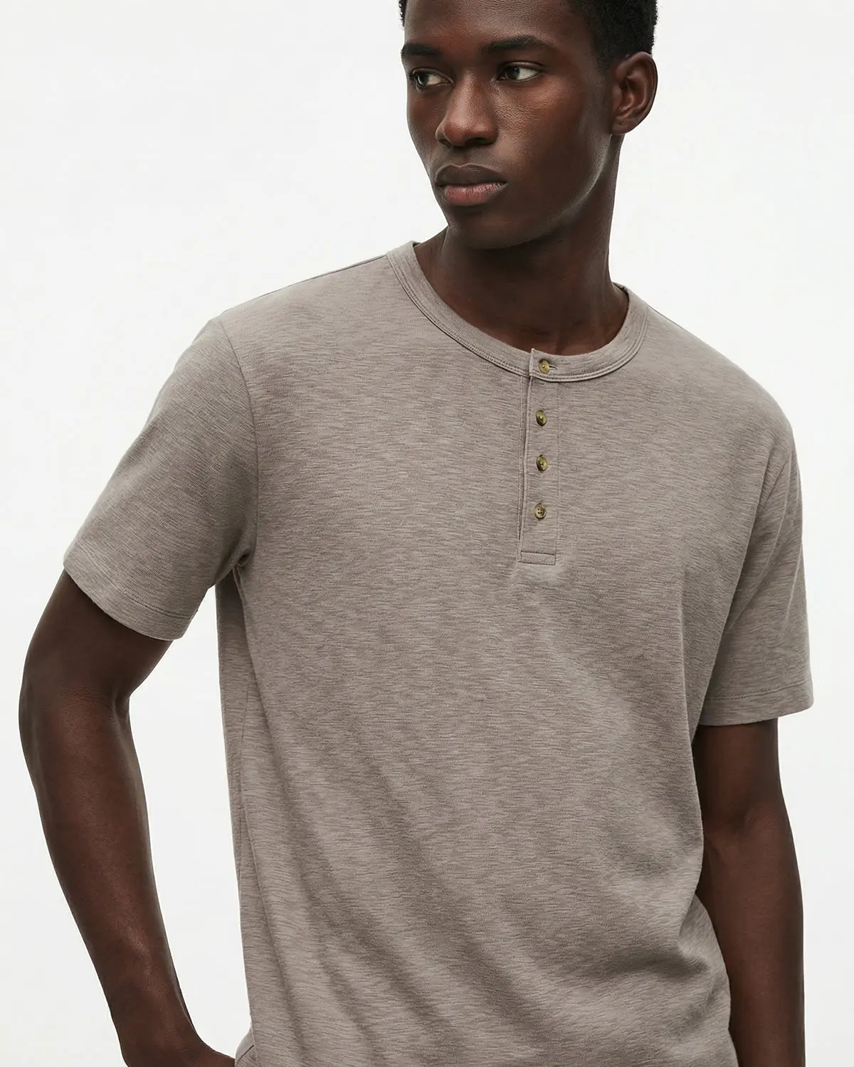 Old Money Relaxed Henley T-Shirt | Inflation Streetwear - Image 4