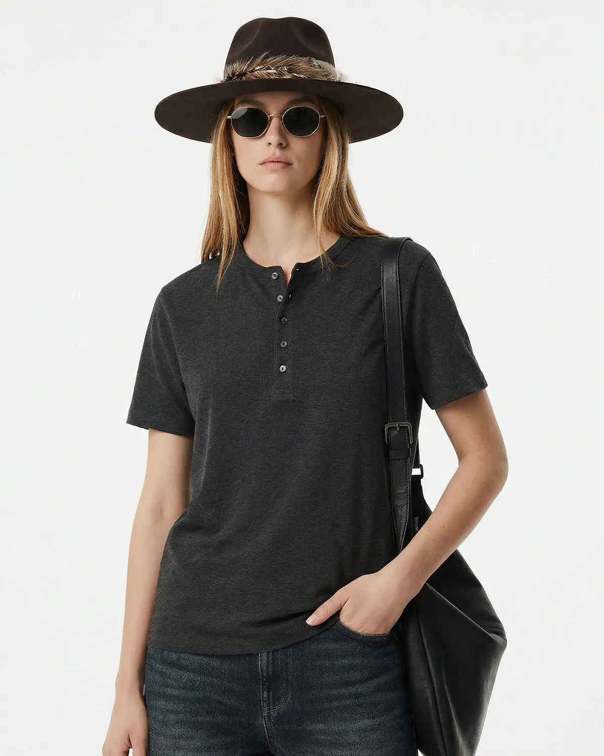 Old Money Relaxed Henley T-Shirt | Inflation Streetwear - Image 9