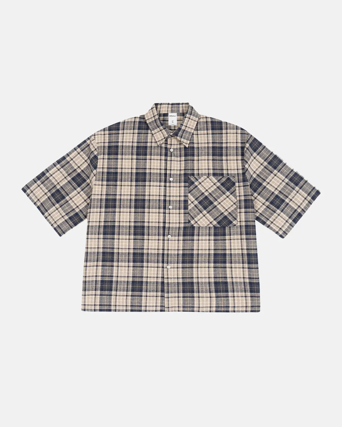 Boxy Fit Plaid Shirts | Inflation Streetwear - Image 9