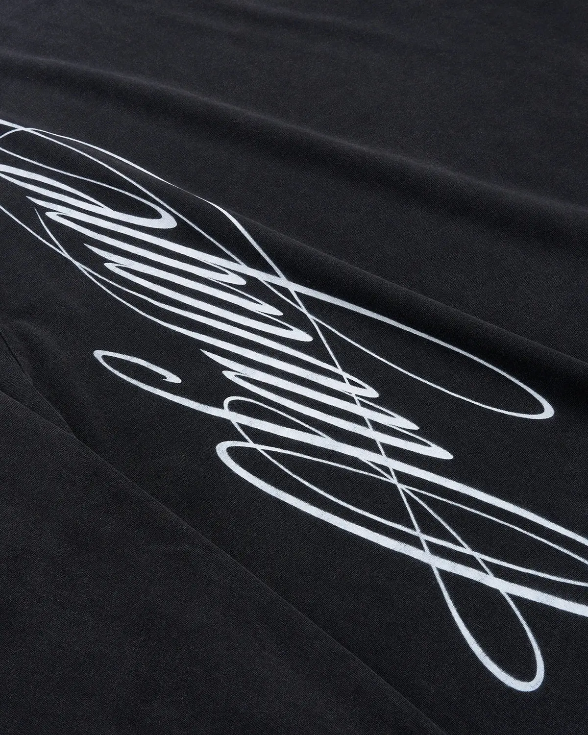 Boxy Script Graphic Washed T-Shirt | Inflation Streetwear - Image 6