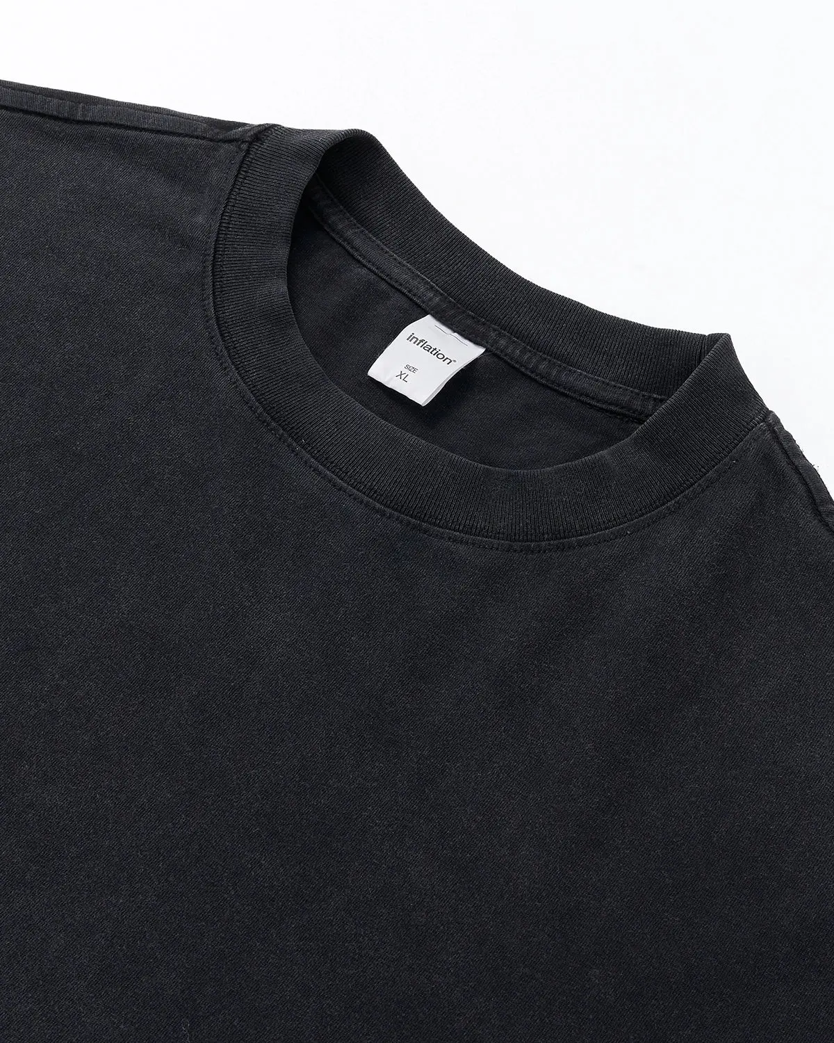 Boxy Script Graphic Washed T-Shirt | Inflation Streetwear - Image 9