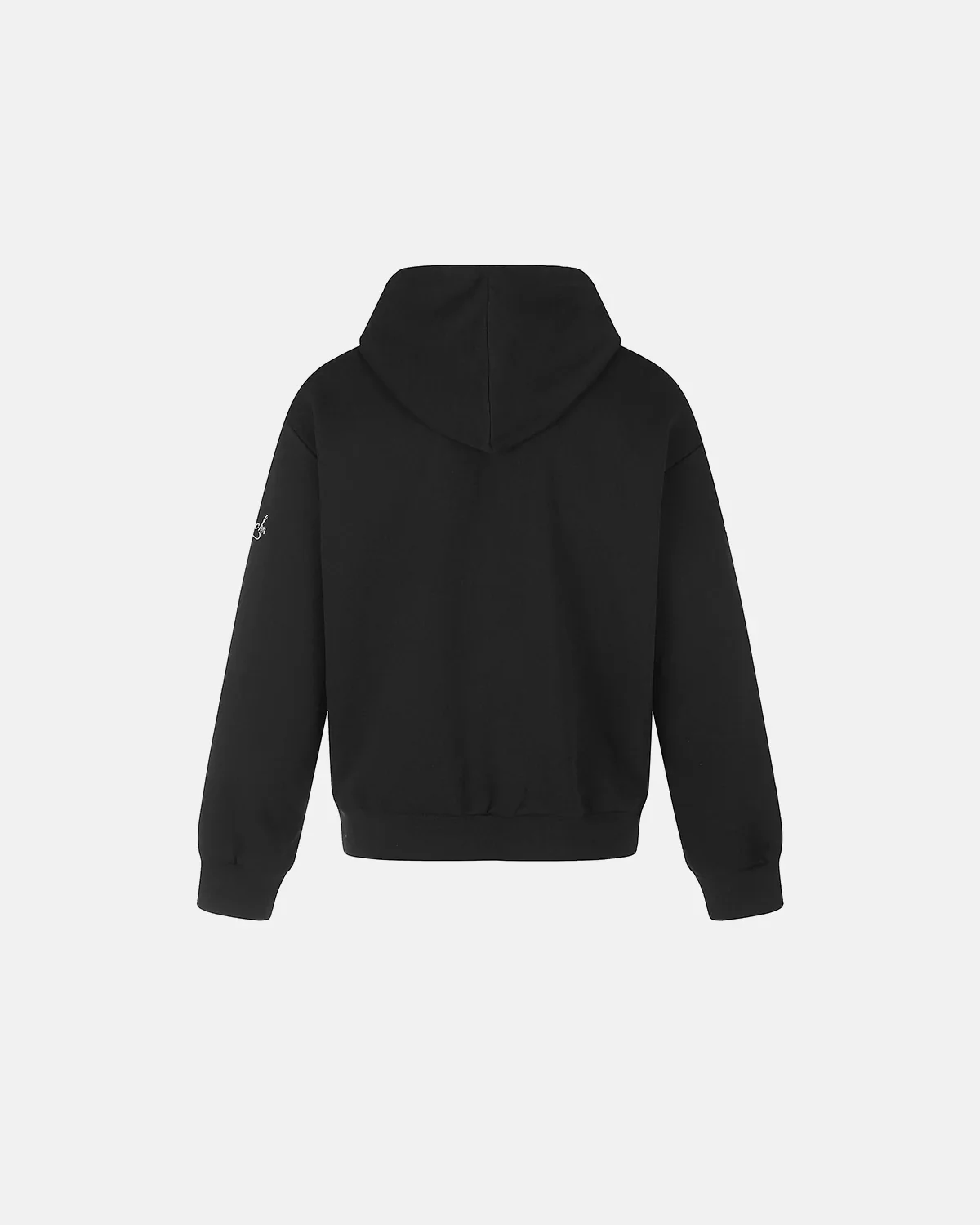 Braided Embroidery Boxy Zip Up Hoodie | Inflation Streetwear - Image 5
