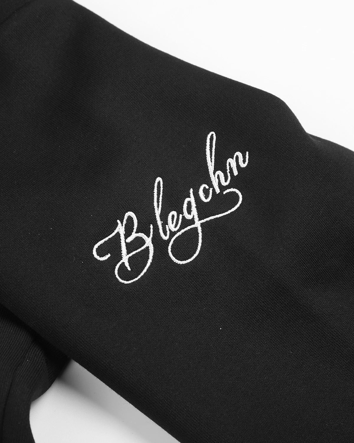 Braided Embroidery Boxy Zip Up Hoodie | Inflation Streetwear - Image 9