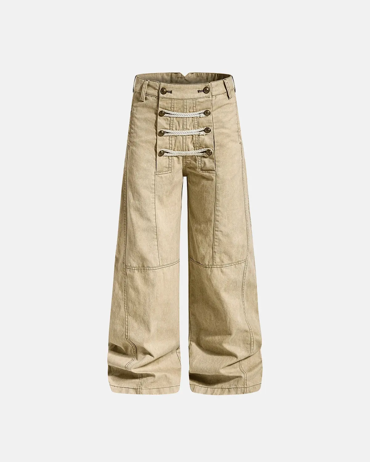 Braided Rope Barrel Pants | Inflation Streetwear