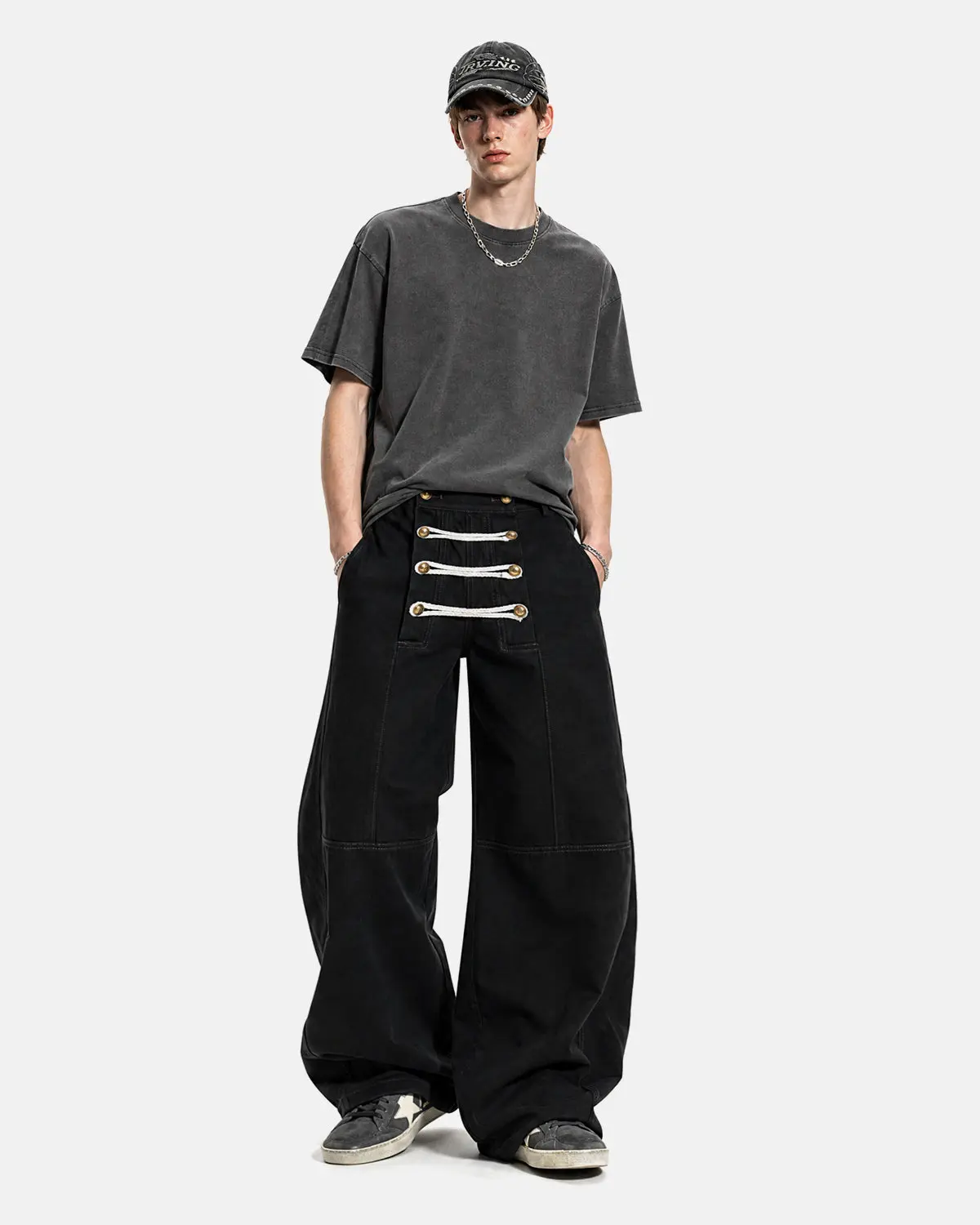 Braided Rope Barrel Pants | Inflation Streetwear - Image 3