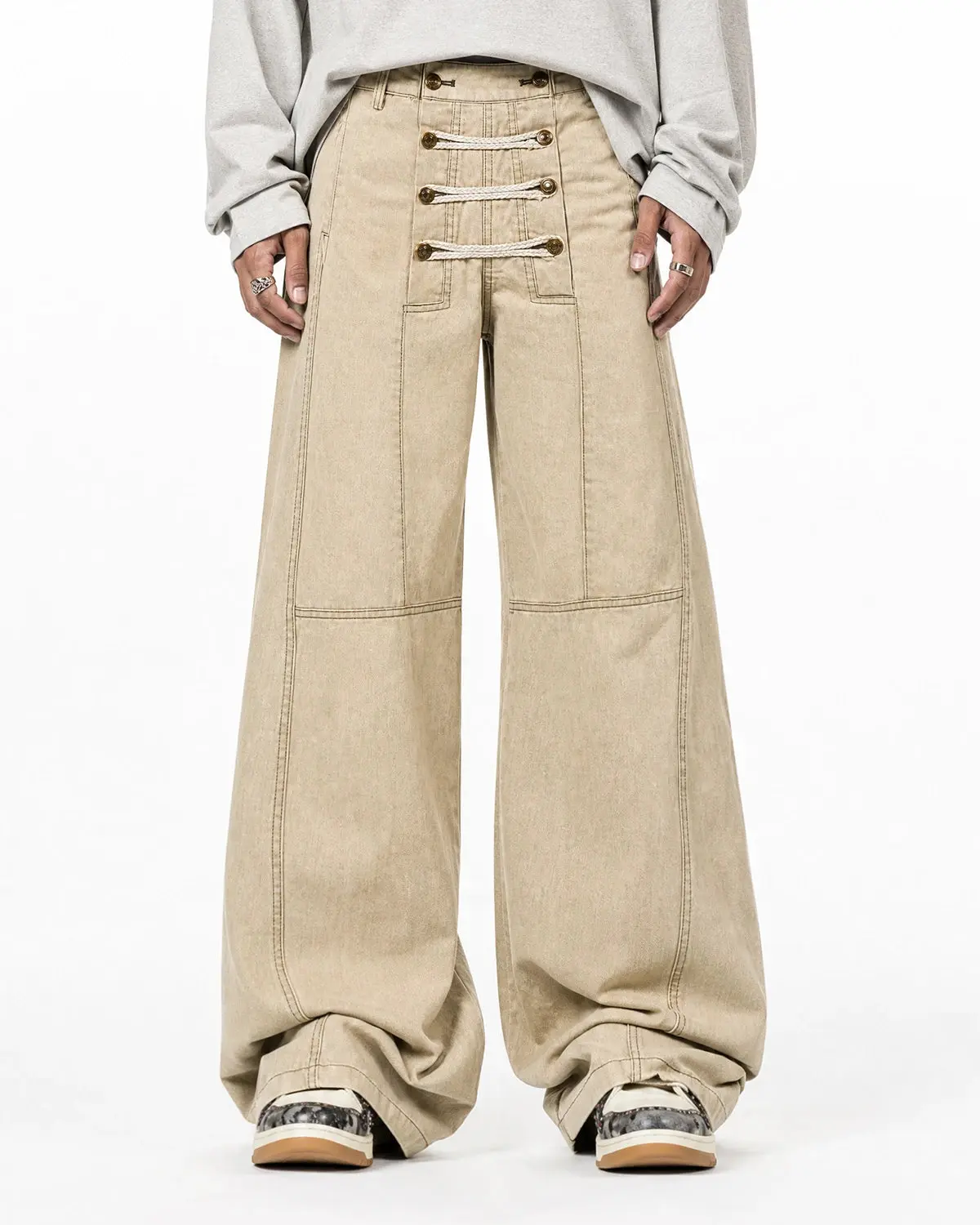 Braided Rope Barrel Pants | Inflation Streetwear - Image 9