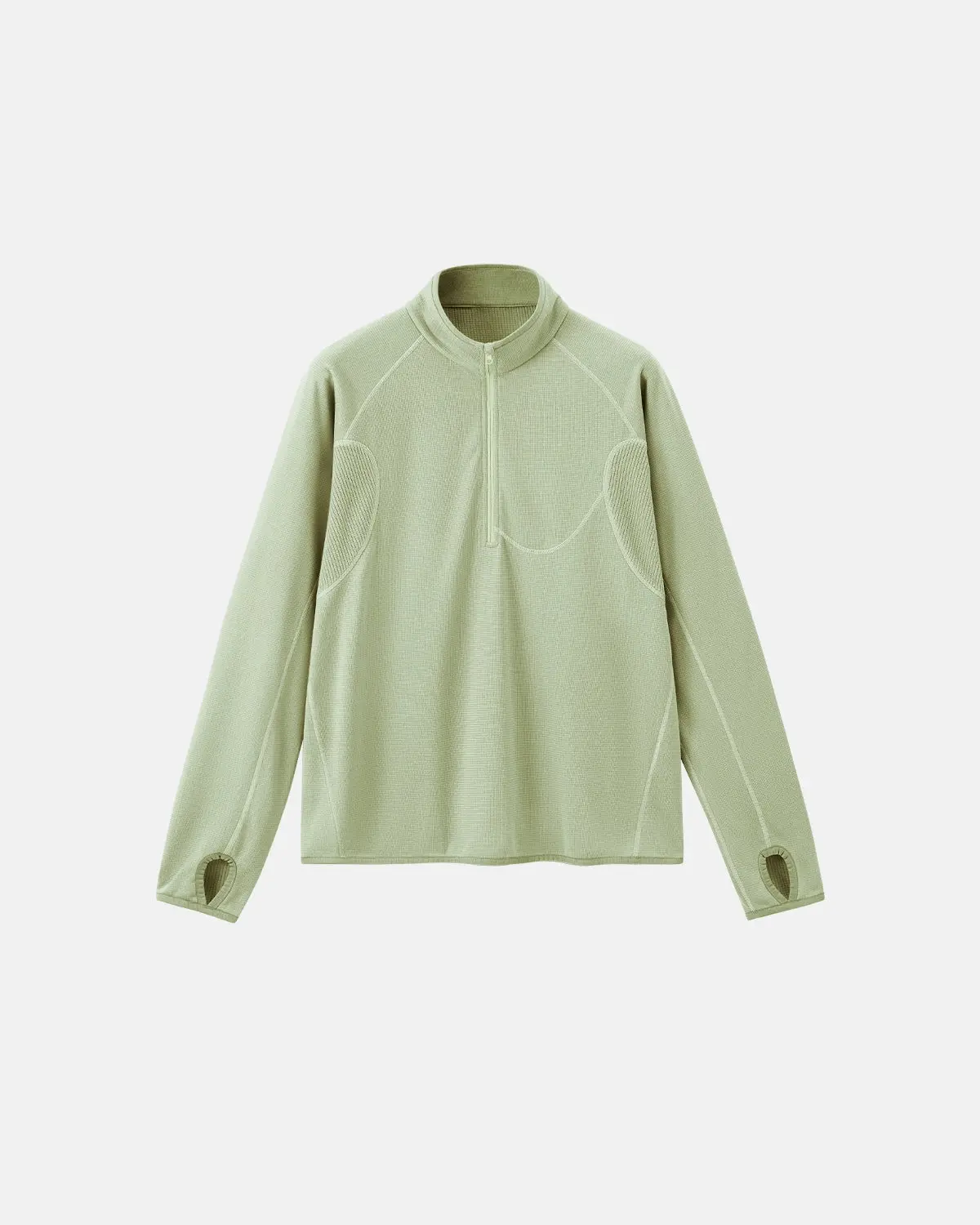 Breathable Grid Fleece Half-Zip Sweatshirt | Inflation Streetwear - Image 15