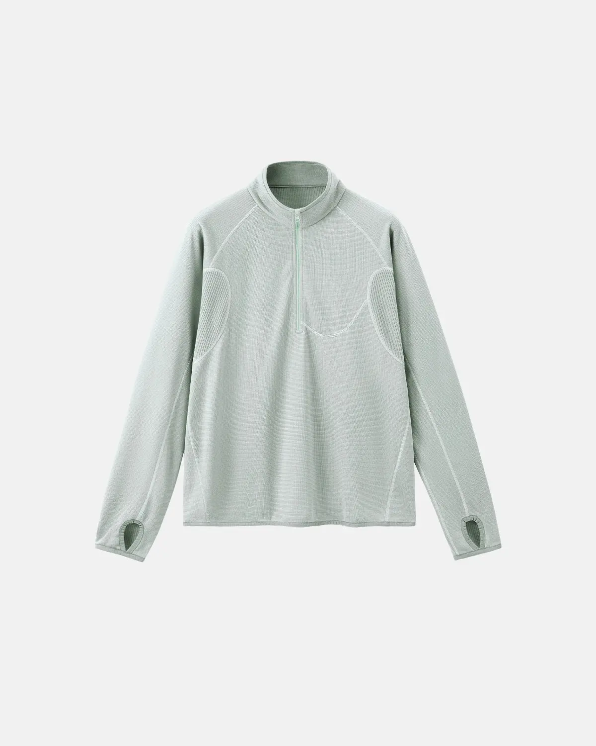 Breathable Grid Fleece Half-Zip Sweatshirt | Inflation Streetwear - Image 17