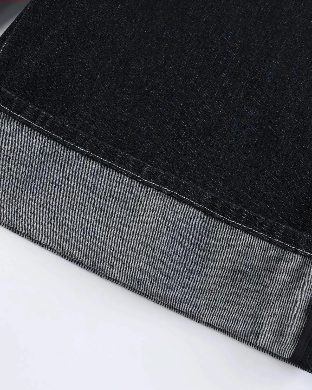 Buckle Detail Raw Denim Jorts | Inflation Streetwear - Image 13