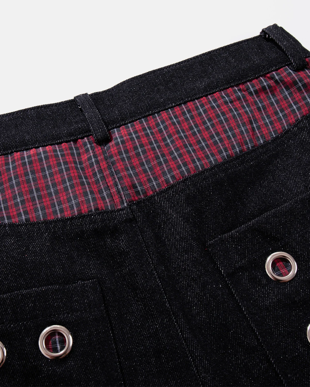 Button Fly Eyelet Baggy Jeans | Inflation Streetwear - Image 9