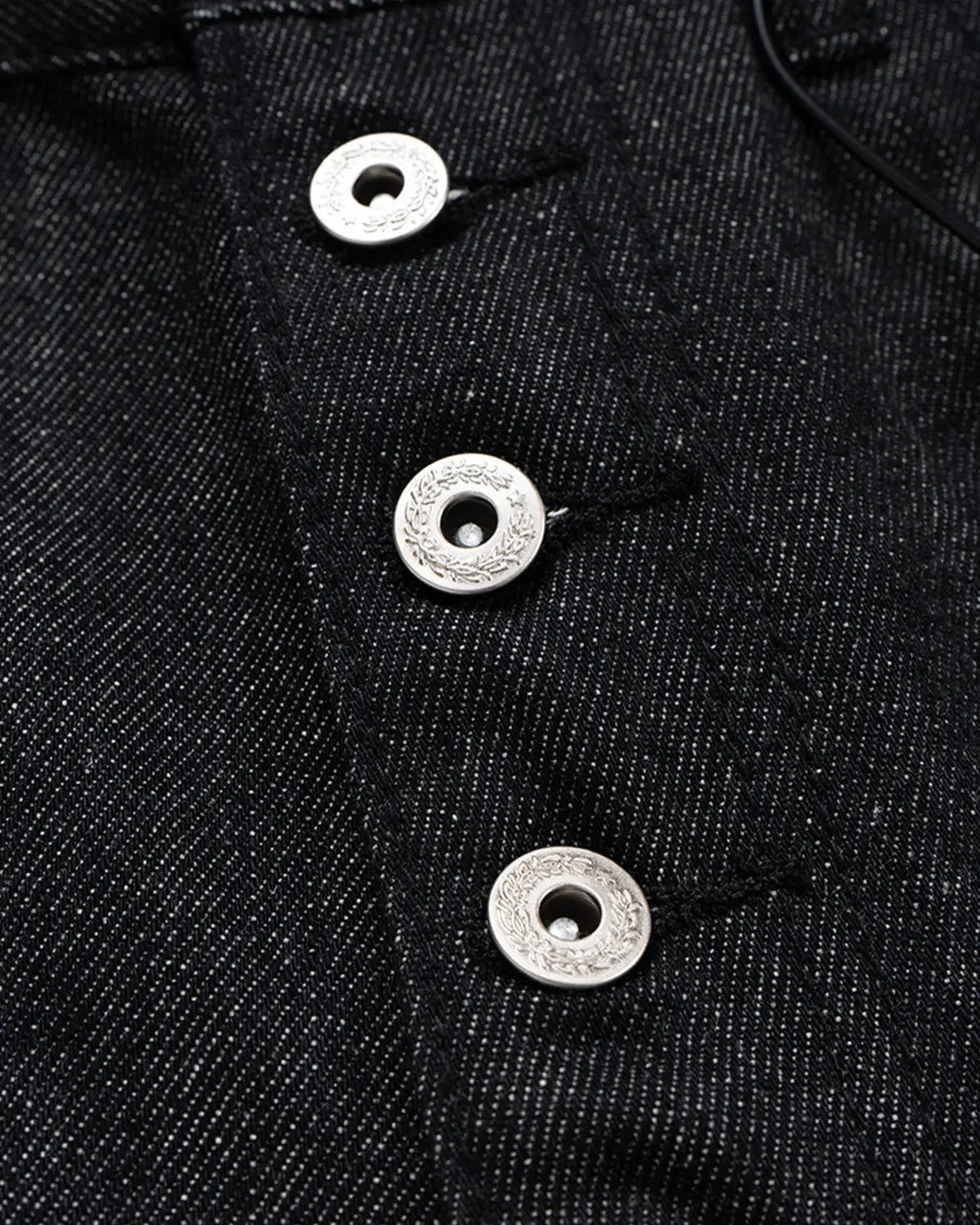 Buttons Up Raw Baggy Jeans | Inflation Streetwear - Image 8