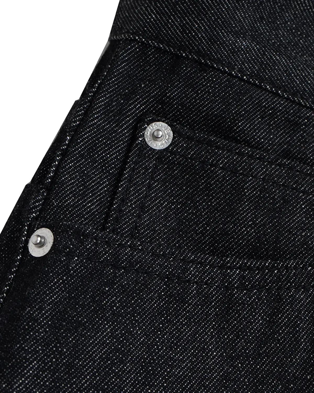 Buttons Up Raw Baggy Jeans | Inflation Streetwear - Image 9