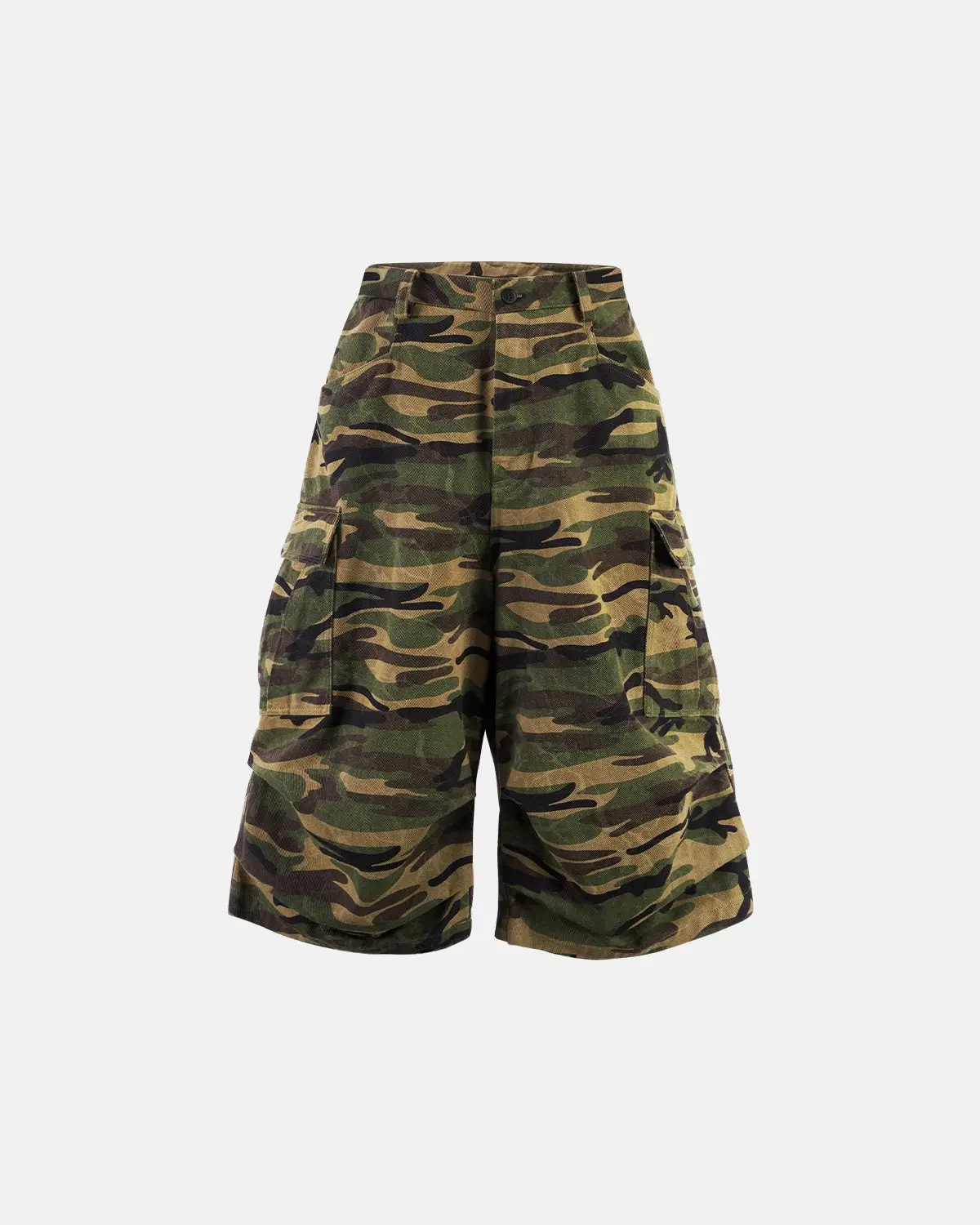 Camo Cargo Baggy Shorts | Inflation Streetwear - Image 5