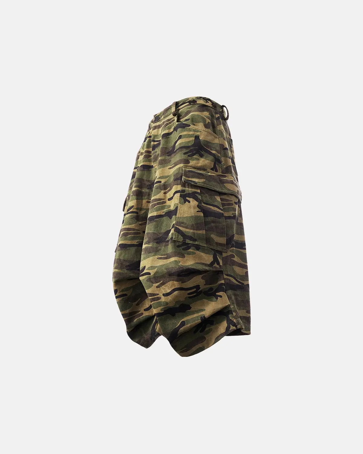 Camo Cargo Baggy Shorts | Inflation Streetwear - Image 7