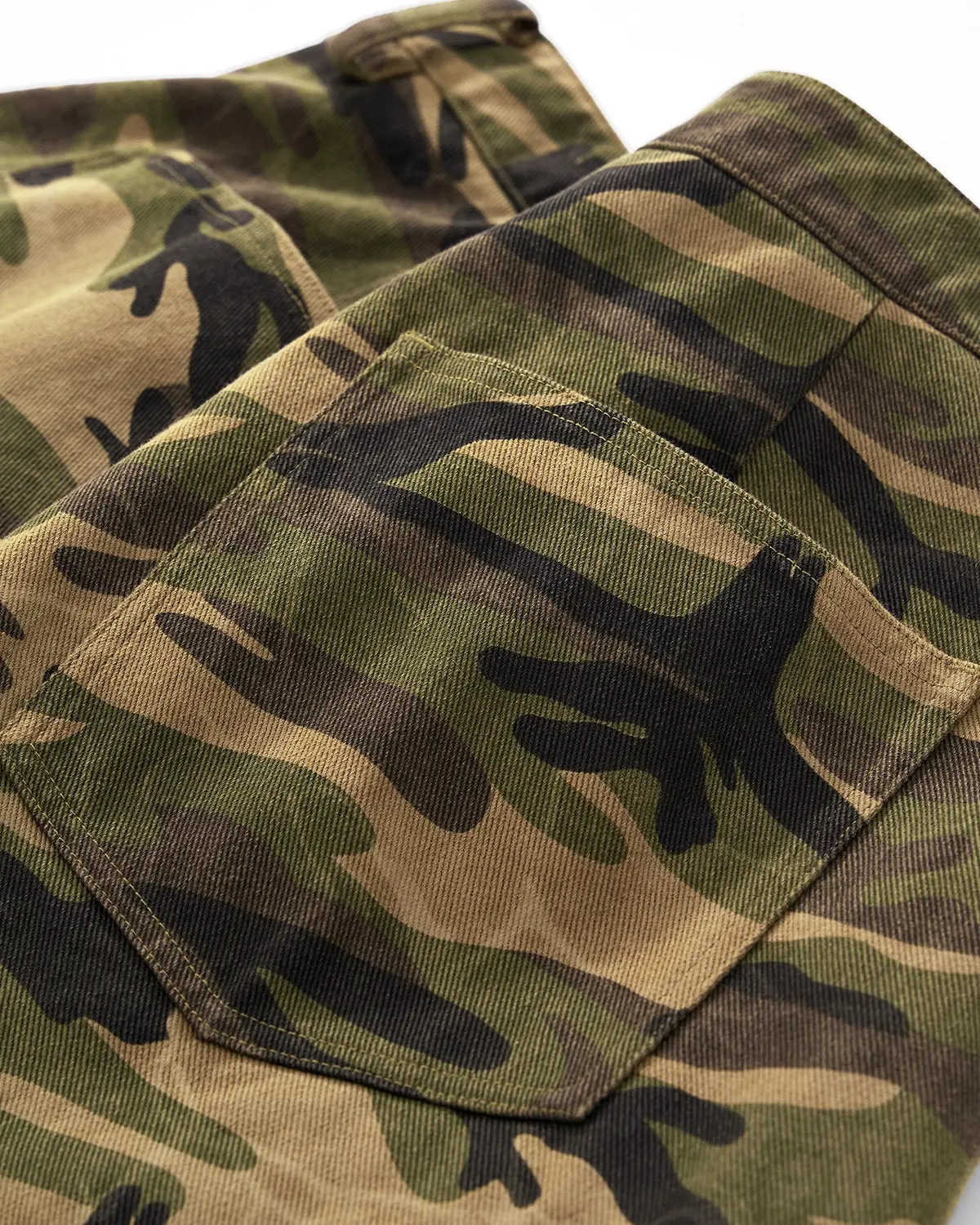 Camo Cargo Baggy Shorts | Inflation Streetwear - Image 9