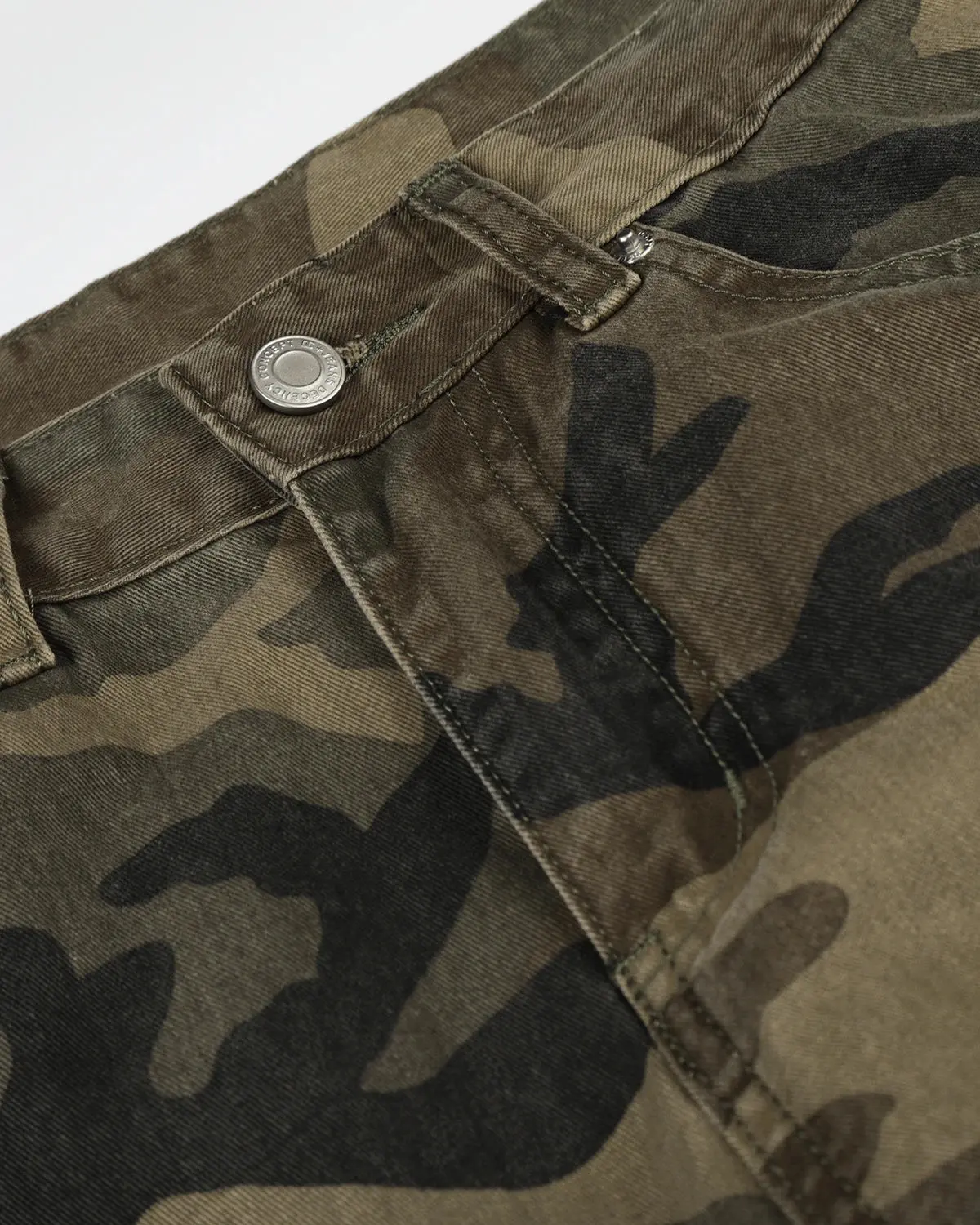 Camo Cargo Barrel Pants | Inflation Streetwear - Image 6
