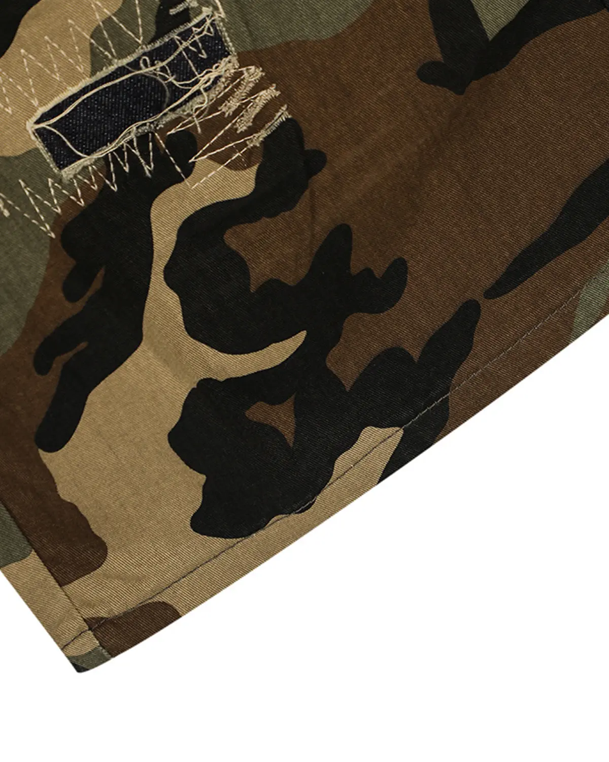 Camo Cargo Longline Shorts | Inflation Streetwear - Image 10