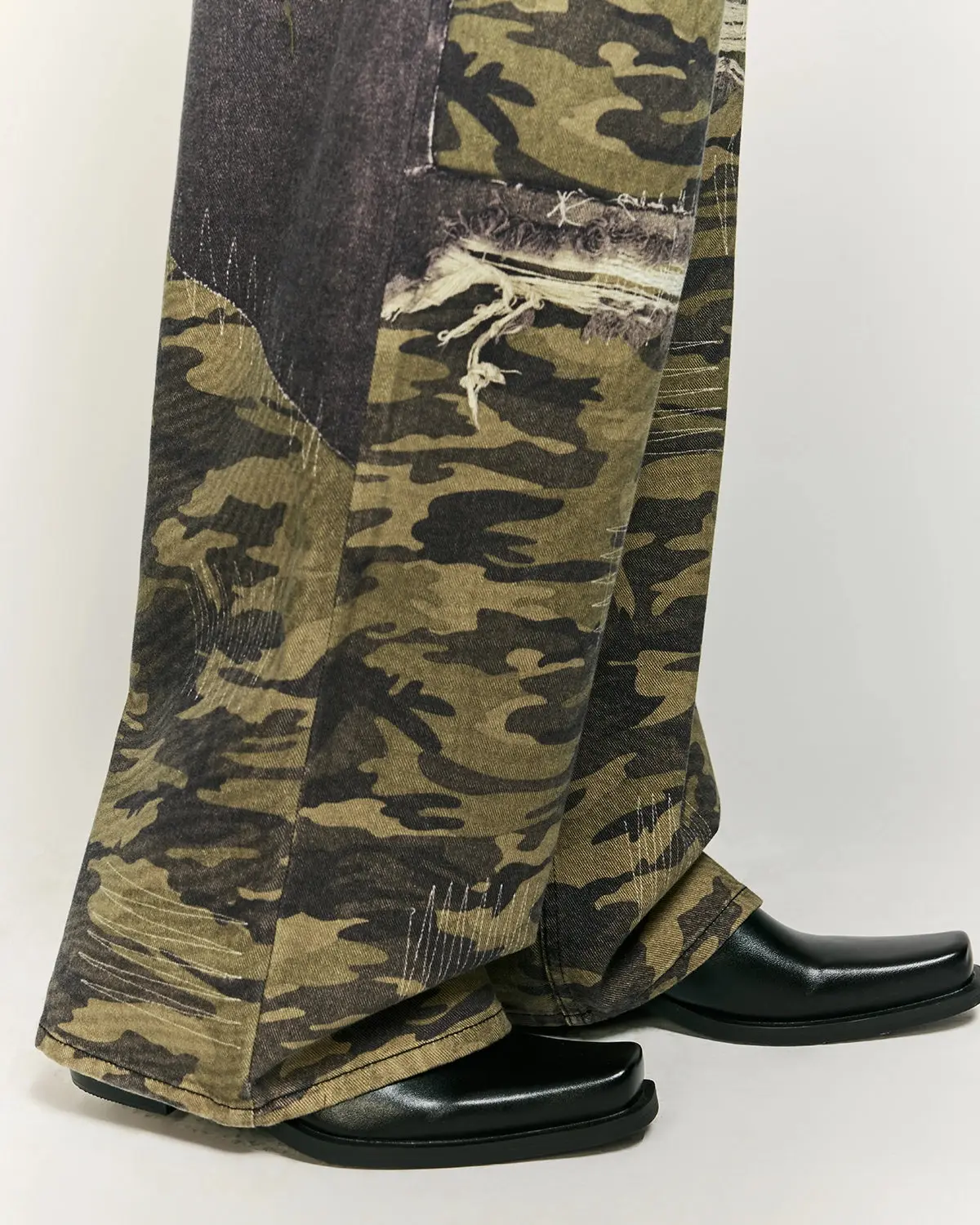 Camo Digital Printing Baggy Jeans | Inflation Streetwear - Image 5