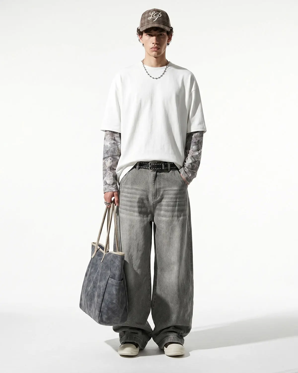 Camo Layered Oversized T-Shirt | Inflation Streetwear - Image 4