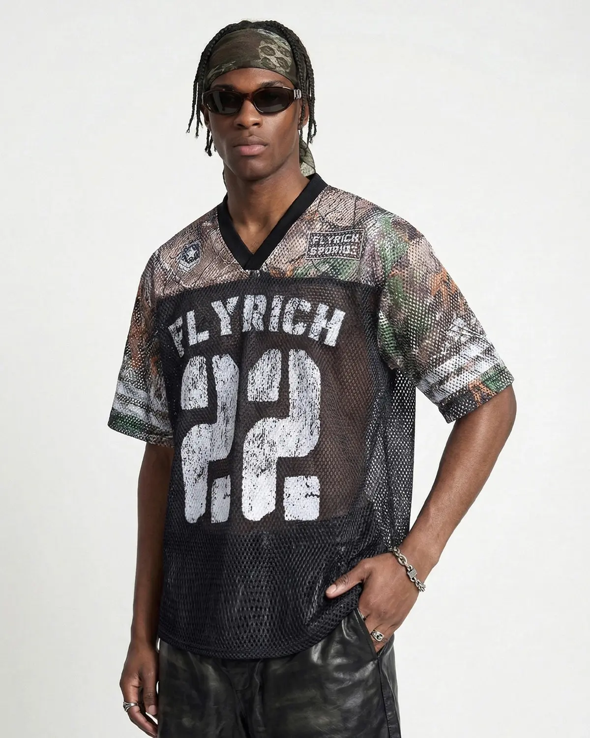Camo Mesh Digital Print Jersey Tee | Inflation Streetwear - Image 6