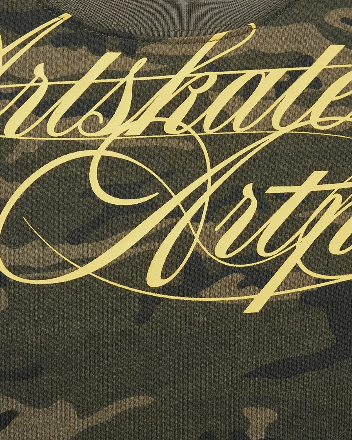 Camo Script Boxy T-Shirt | Inflation Streetwear - Image 8